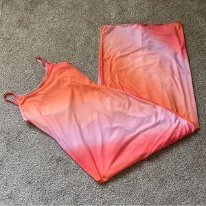 Vibrant Ombre Maxi Dress. Size XS